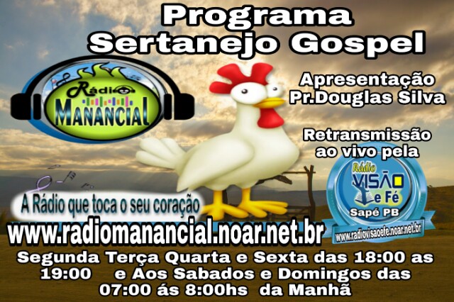 Ouça o Programa Sertanejo Gospel com pastor Douglas Silva
